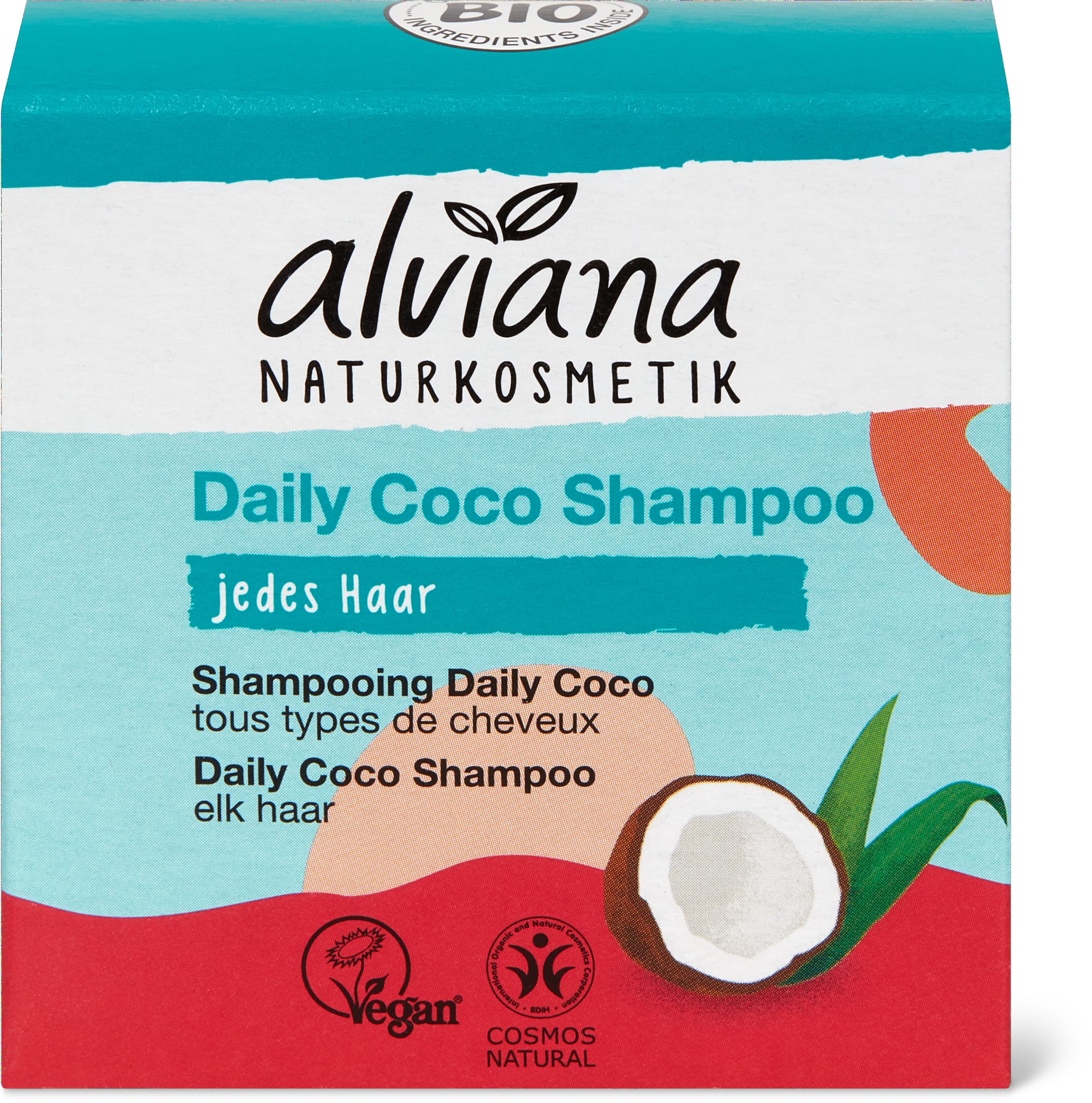 Daily festes Shampoo alle Haartypen, vegan